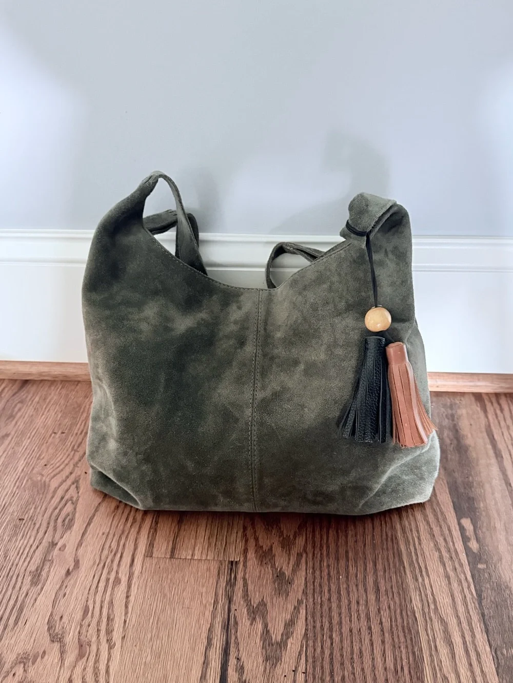 The Sak Moss Suede Hobo Bag